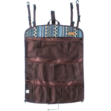 Sac de rangement suspendu multifonction pour tente d'extérieur (1/5)
