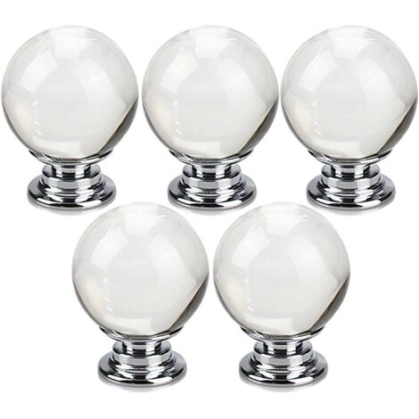 Poignée de porte en cristal, poignée de meuble, poignée de commode, poignée de tiroir, poignée de commode (1/5)