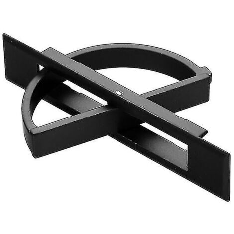 Poignée de porte encastrée Tatami, poignée dissimulée pratique en alliage de zinc, poignée de sol encastrée dissimulée (noire) (1/5)