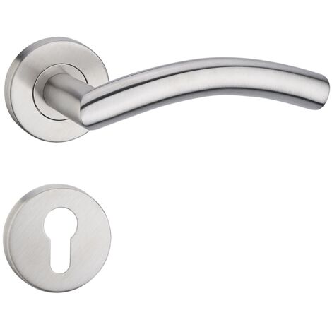 Poignée de porte Poignées de porte Poignée de porte en acier inoxydable Poignée de porte intérieure (1/4)