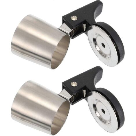 Lot de 2 sifflets en acier inoxydable pour bouilloire, bec verseur en métal, pour bouilloire à thé sur la cuisinière