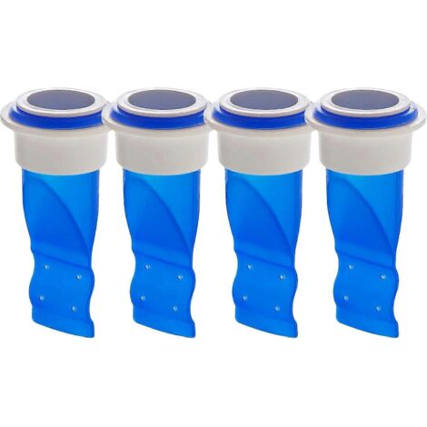 Dispositif anti-refoulement, bonde de sol réglable en silicone pour évier, convient aux canalisations de salle de bain, de cuisine et de toilettes (bleu-4) (1/5)