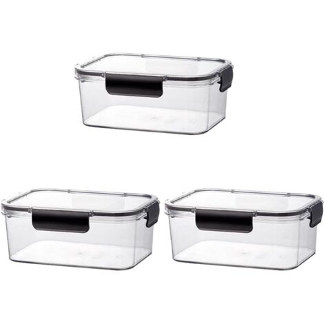 Boîte de conservation alimentaire de qualité réfrigérateur, boîte hermétique pour aliments congelés avec couvercle pour légumes et viandes (1/5)