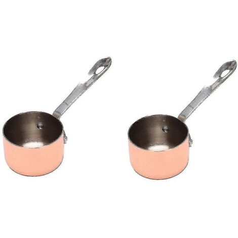 2 saucières en cuivre, tasses à sauce, tasses à lait, tasses à sauce pour frites (1/4)