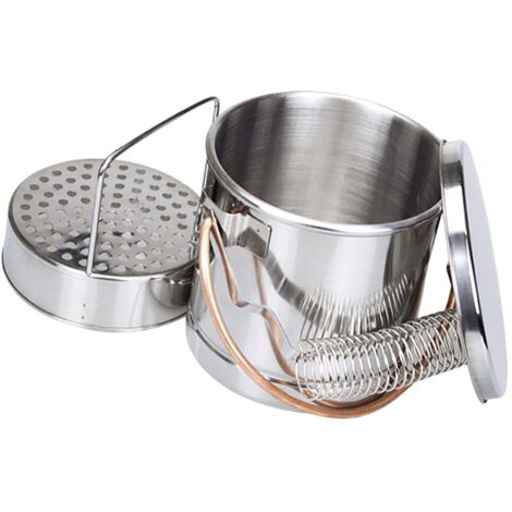 Seau de nettoyage de pinceaux en acier inoxydable pour pinceaux et outils de dessin, outil de nettoyage de pinceaux DIY