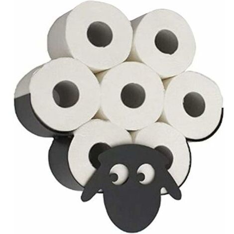 INHHUB Mouton porte papier toilette porte papier toilette mignon animal tenture murale chambre porte papier toilette cuisine salle de bain pendentif mouton