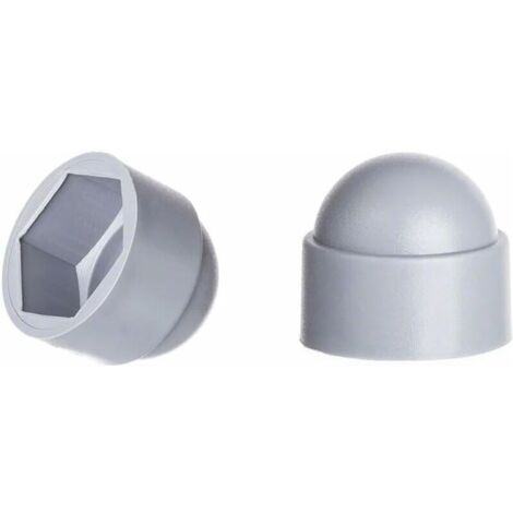 (Gris)Cache-écrous M10 pour clé de 17, 100 pcs. (1/3)