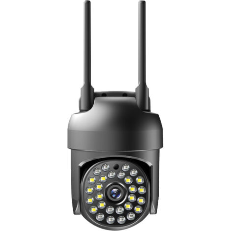 Caméra IP WiFi 5MP 5G Caméra PTZ extérieure sans fil Caméra de sécurité de suivi AI 1080P Surveillance CCTV Mini caméra audio bidirectionnelle (1080P Ajouter une carte 64G) (1/4)