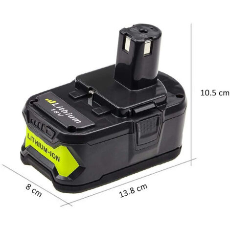 Batterie 18V 5,0Ah Lithium – Compatible Ryobi One+ – Indicateur de charge 4 LED – Performance prolongée pour outils électroportatifs – Hobbytech