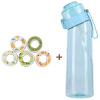 Gobelet parfumé Drinking Artifact, gobelet à eau avec paille en Tritan, gobelet spatial en plastique pour sports de plein air, 650 ml, coupe à fruits