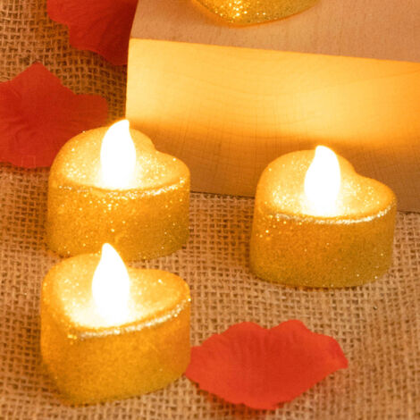 2 Pièces Bougie Bougies Romantiques Bougies Chauffe-Plat Bougies