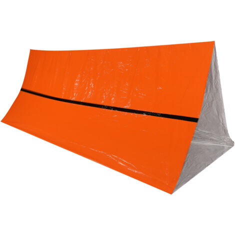 Couverture thermique imperméable d'extérieur, abri de secours d'urgence pliable, tente de survie militaire (1/5)