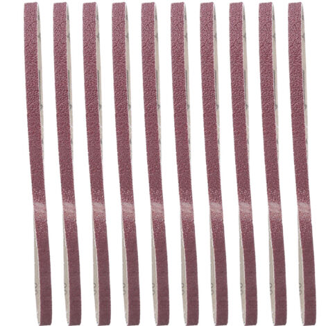 10 bandes abrasives en oxyde d'aluminium pour ponceuse, 533 x 9 mm (40) - 10 bandes abrasives en oxyde d'aluminium pour ponceuse, 533 x 9 mm (40) (1/5)