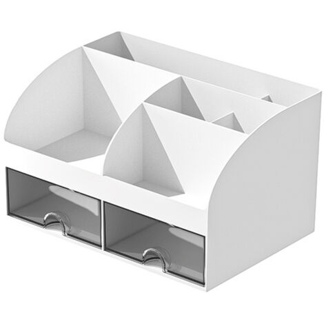 Organiseur de bureau et accessoires, organisateur de maquillage en plastique, porte-stylos de bureau, fournitures scolaires, de maison et de bureau (1/5)