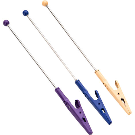 Pince crocodile multicolore en fil métallique, pince mémo en métal, pince crocodile à longue queue, pince photo, pince à cartes, accessoires de bureau pour bloc-notes (1/5)