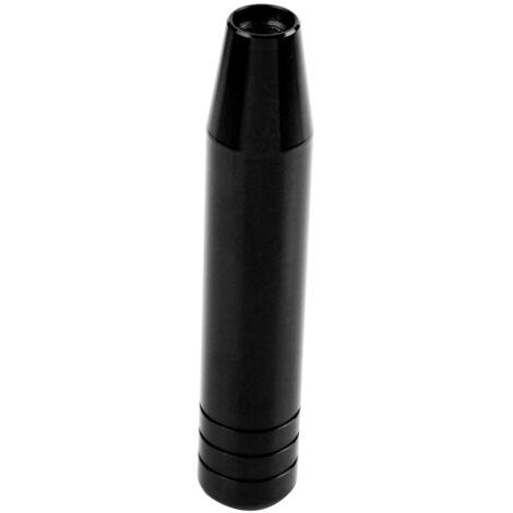 Pommeau de levier de vitesse universel en alliage d'aluminium pour voiture, 18 cm, noir