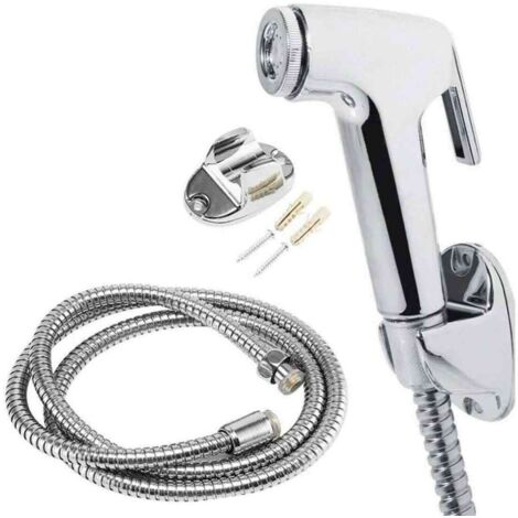 Douchette de bidet pour toilettes, kit de douchette de bidet portable multifonction en ABS pour salle de bain et robinet de toilette (1/5)