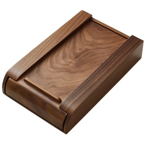 Tiroirs en bois sous la table, organiseur de tiroir caché auto-adhésif coulissant, rangement fait main facile à installer sous la table, et peut être équipé de supports pour stylos et téléphone. (1/5)