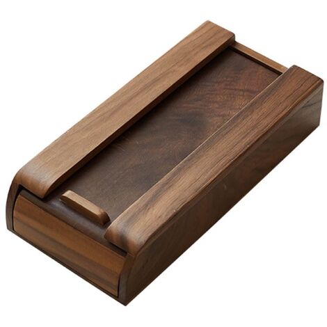 Tiroirs en bois sous la table, organiseur de tiroir caché auto-adhésif coulissant, rangement fait main facile à installer sous la table, et peut être équipé de supports pour stylos et téléphone. (1/5)