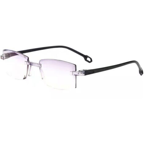 Lunettes de lecture à double éclairage avec verres zoom intelligents anti-lumière bleue pour une utilisation de près et de loin (1/5)