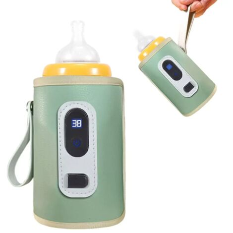Chauffe-biberon USB avec écran LCD, idéal pour les déplacements. - Chauffe-biberon USB avec écran LCD, idéal pour les déplacements. (1/5)