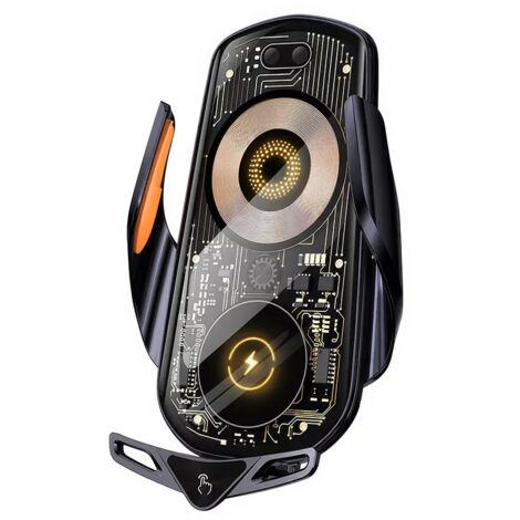 Support de charge sans fil par induction pour voiture - Noir - Support de charge sans fil par induction pour voiture - Noir