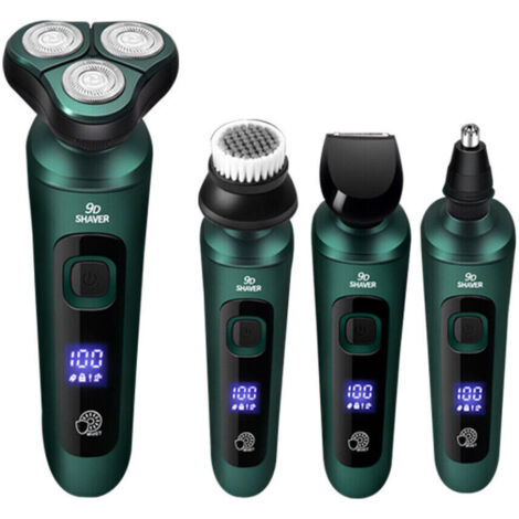 Rasoir électrique pour hommes, appareil à raser électrique, rasoir électrique avec écran LCD