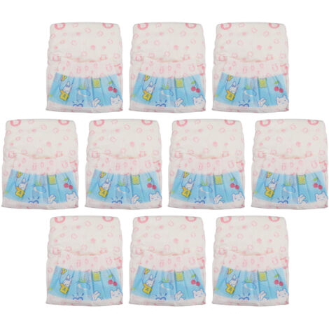 Couches jetables pour chiennes, respirantes, anti-fuites et ultra-absorbantes, pour leurs règles physiologiques (taille XS).
