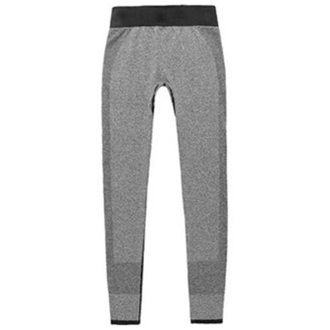 Leggings de sport pour femmes, idéales pour la gym, le yoga, la course à pied et le fitness (gris, L/XL) (1/5)