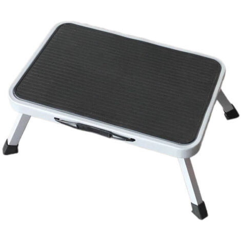 Tabouret plateforme épais en métal pliable, tabouret échelle robuste pour usage domestique, marchepied pour adultes (1/5)