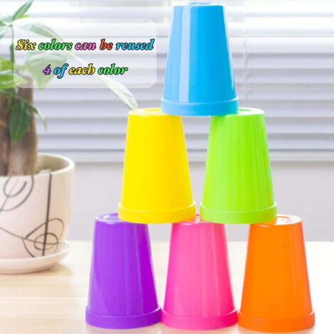 Lot De 50 Gobelets Jetables En Plastique Transparent 180 Ml | Parfaits Pour Bureau, Pique-nique, Fêtes | Idéaux Pour Jus, Thé, Cocktails - 5