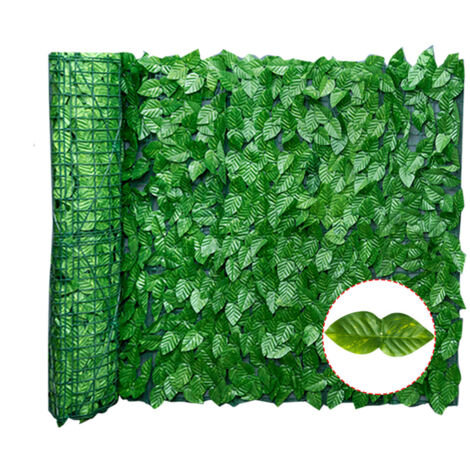 Rouleau de brise-vue artificiel résistant aux UV pour haie, mur, aménagement paysager, clôture de jardin, écran de balcon, décoration intérieure et extérieure (1/5)