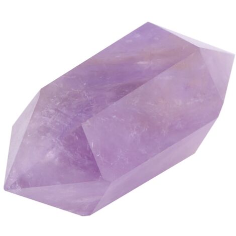 Colonne en cristal de quartz améthyste violet naturel, pierre artisanale pour la décoration intérieure (1/5)
