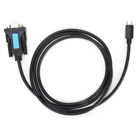 Adaptateur USB vers RS232 TypeC vers DB9, câble série pour scanner, PC, modem et imprimante (1/5)