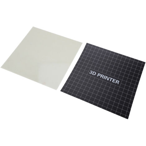 Autocollant amovible en fibre de verre pour plateau chauffant d'imprimante 3D Ender 3 (220 x 220 mm)