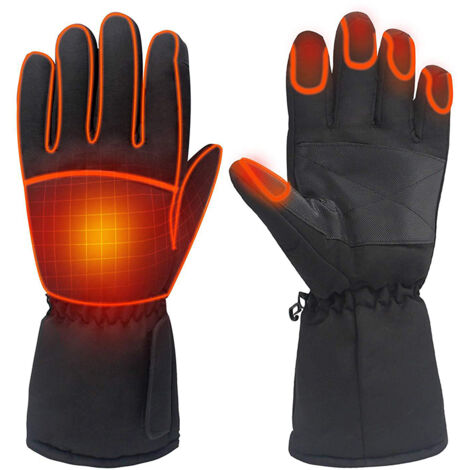 TEMPSA 2x Gants Chauffants électrique Gants De Moto Cyclisme Chaud