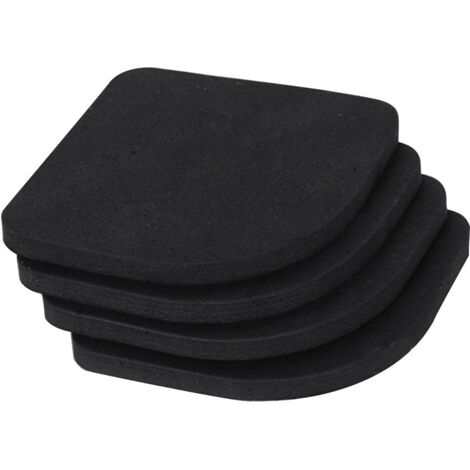 Lot de 4 patins antichoc et antibruit pour machine à laver et réfrigérateur, antidérapants et antivibratoires (1/5)