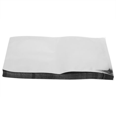 100 sachets refermables en aluminium pour échantillons, thermoscellables, pour le stockage d'aliments en vrac. (1/5)