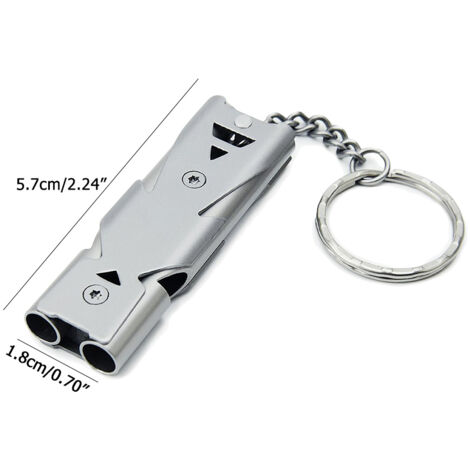 Sifflet De Survie D'urgence 7 En 1 Multifonction Pour L'extérieur Avec Cordon, Idéal Pour Kayak, Bateau, Randonnée, Camping, Escalade, Chasse, Pêche, Signalisation De Sauvetage