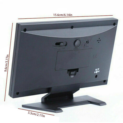 WEITING Horloge Numérique - Table Avec écran HD Extra Large | Réveil Portable Sunrise Pour Cadeaux D'amis, Collègues, Famille Et Travailleurs, Blanc