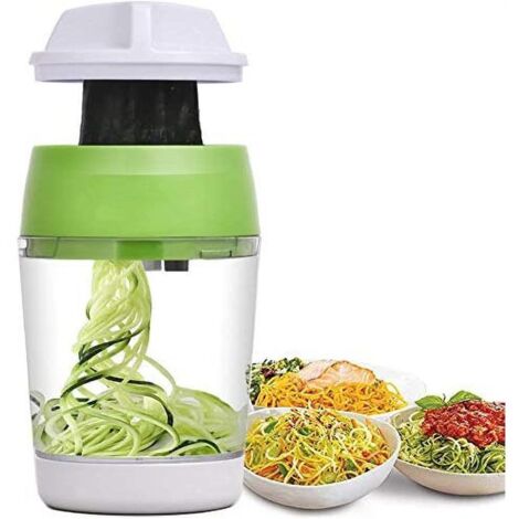 Trancheuse de cuisine, éplucheur et trancheuse rotatif quatre en un en acier inoxydable pour carottes et concombres, trancheuse à légumes