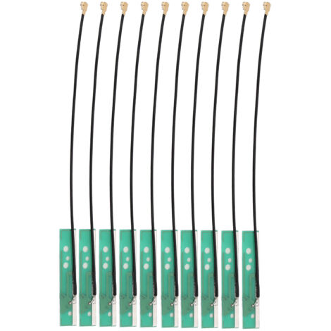 10 antennes WiFi intégrées double bande 2,4 GHz/5,8 GHz, interface IPEX 3 dBi, antennes internes pour la surveillance sans fil (1/5)