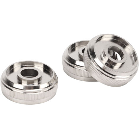 Bouchons De Valve De Trompette En Métal Argenté – Lot De 3 – Remplacement Pour Pistons – Accessoire Instrument De Musique