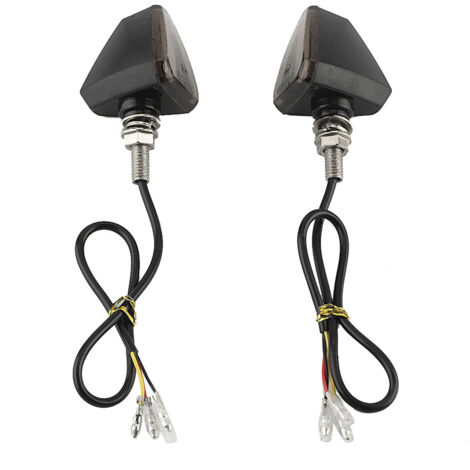 1 paire de clignotants LED universels pour moto, feux de jour et clignotants diurnes