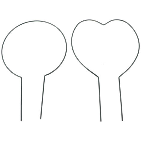 Lot de 2 supports pour plantes grimpantes en fil de fer, treillis de jardin, support pour plantes grimpantes en pot. (1/5)
