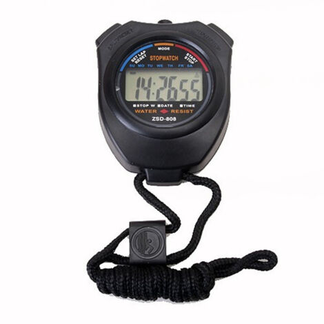 Chronomètre professionnel au 0,01 seconde, étanche, numérique, pour le sport, la natation, la course à pied et l'entraînement. (1/5)