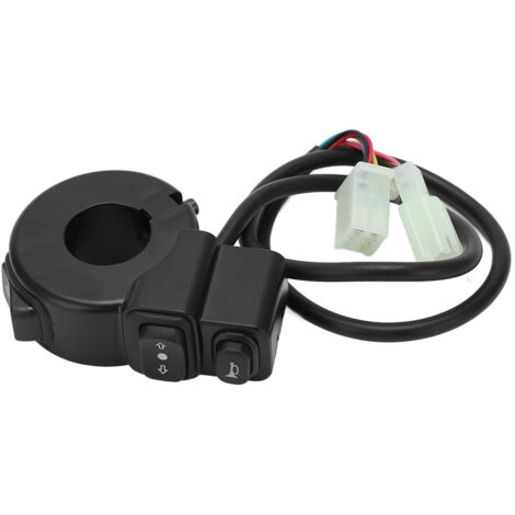 Ensemble de commandes de guidon 3 en 1 universel pour motos, quads, motos tout-terrain et motos de route, diamètre 22 mm/0,87 pouce (1/5)
