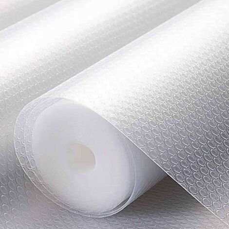 Tapis de tiroir antidérapants, tapis de tiroir antiadhésifs, tapis de réfrigérateur transparents et imperméables, tailles personnalisables, adaptés à la protection des tiroirs, placards et étagères de
