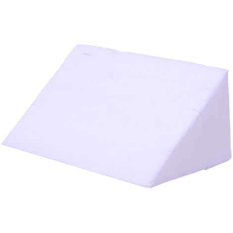 Cet oreiller de sommeil en forme de coin est idéal pour la convalescence postopératoire et pour soulager les reflux acides. Il est fabriqué en mousse à mémoire de forme souple et sa taie d'oreiller es (1/5)