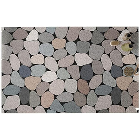 Ce tapis de douche de 120 x 80 cm est fabriqué en PVC souple avec des trous de drainage, ce qui le rend très respirant et adapté aux zones humides. (1/5)